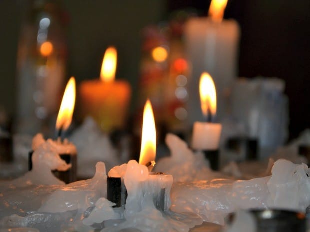 parafina velas dia de finados